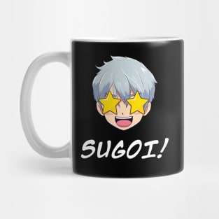Amazed Anime Face Emoji Sugoi! - Anime Shirt Mug